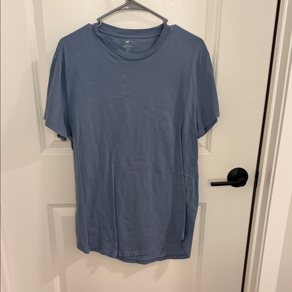 H&M Slate Blue Short Sleeve Tee